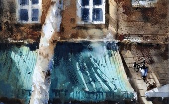 Watercolor by Pomothy László