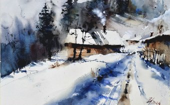 Watercolor by Pomothy László